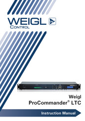 WEIGL ProCommander LTC Instruction Manual