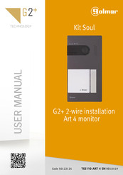 golmar G2+ Soul S5110 Art 4 User Manual