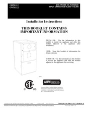 Carrier OVM112 Series Installation Instructions Manual