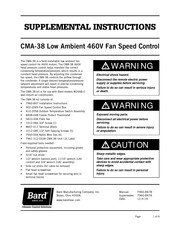 Bard CMA-38 Supplemental Instructions