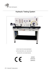 ATG Hydraulic Testing System Instructions For Use And Maintenance Manual