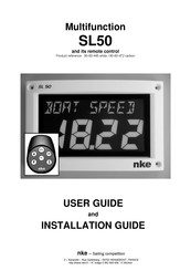 NKE Multifunction SL50 User And Installation Manual