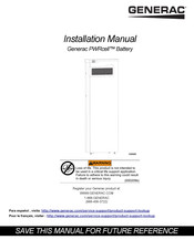 Generac Power Systems PWRcell 4 Installation Manual