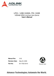 ADLINK Technology USB-3488A Series User Manual