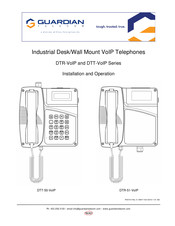 Guardian Telecom DTT-60-VoIP Installation And Operation Manual