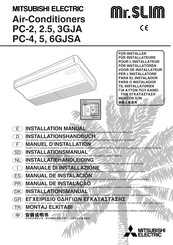 Mitsubishi Electric Mr. SLIM PC-4GJSA Installation Manual
