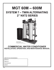 MARLO MGT Series Installation, Operation And Maintenance Manual