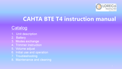 LORECa Hearing Instrument CAHTA BTE T4 Instruction Manual