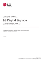 LG 88BH7F Owner's Manual