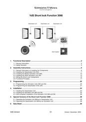 Simons Voss Technologies 3066 Manual