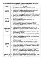 Zartek ZA-614 Troubleshooting