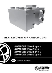 BLAUBERG KOMFORT Ultra S 250-H User Manual