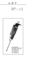 ATLAS BIOTECNOLOGIES AB20 Instruction Manual