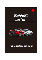 BYD TANG EV 2019 Quick Reference Book