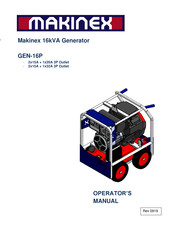 Makinex GEN-16P Operator's Manual
