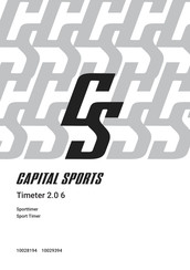 Capital Sports Timeter 2.0 6 Manual
