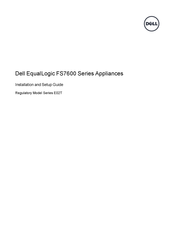 Dell EqualLogic FS7600 Installation And Setup Manual