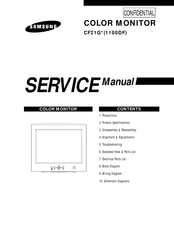 Samsung SyncMaster 1100 DF Service Manual