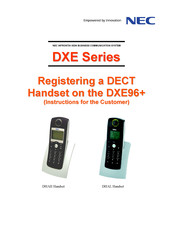 NEC DXE96+ Instructions For The Customer