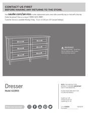 Sauder 422893 Instruction Booklet