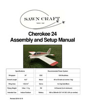Sawn Craft Cherokee 24 Assembly And Setup Manual