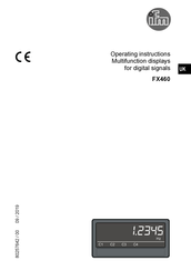 IFM FX460 Operating Instructions Manual