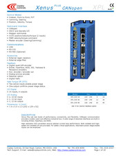 Copley Controls Xenus Plus CANopen XPL Series Manual