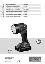 Gude L 18 Translation Of The Original Instructions