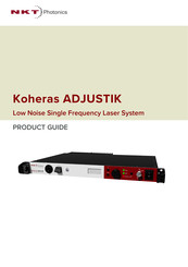 NKT Photonics Koheras ADJUSTIK Product Manual
