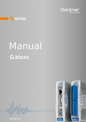 Gantner Q.bloxx Series Manual