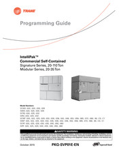 Trane IntelliPak Signature Series Programming Manual