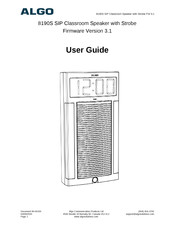 Algo 8190S User Manual