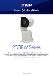 VIP Vision PTZIRW Series Quick Install Manual