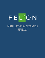 ReliOn LiFePO4 Series Installation & Operation Manual