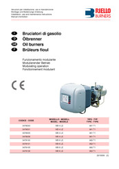 Riello Burners MB 4 LE Series Installation, Use And Maintenance Instructions