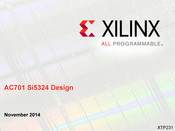 Xilinx AC701 Si5324 Design Manual