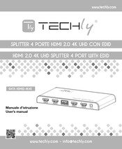 Techly IDATA HDMI2-4K4E User Manual