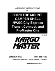 Kargo Master 80070 Assembly Lnstructions