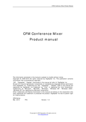 DigiSpider CFM Series Product Manual