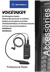 Motorola Voiceducer MDRMN4044 Manual