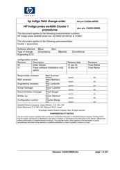HP Indigo Press WS4000 Service Manual