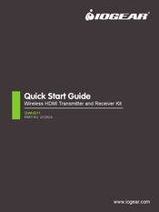 IOGear GWHD11 Quick Start Manual
