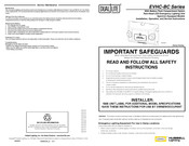 Hubbell Dual-Lite EVHC-BC Series Installation, Operation And Service Instructions