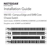 NETGEAR ProSAFE M6100 XCM89UP Installation Manual