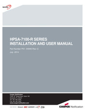 Waves HPSA-7108-R Installation And User Manual