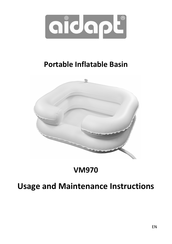 aidapt VM970 Usage And Maintenance Instructions