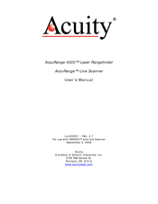 Acuity AccuRange Series User Manual