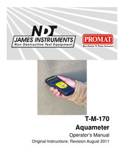 NDT James Instruments Aquameter T-M-170 Operator's Manual