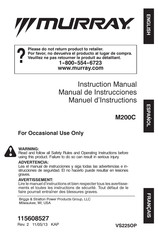 Murray M200C Manuals | ManualsLib