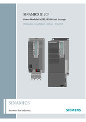 Siemens SINAMICS G120P Hardware Installation Manual